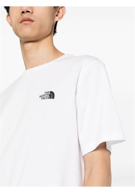 simple dome t-shirt man white THE NORTH FACE | NF0A87NGFN41